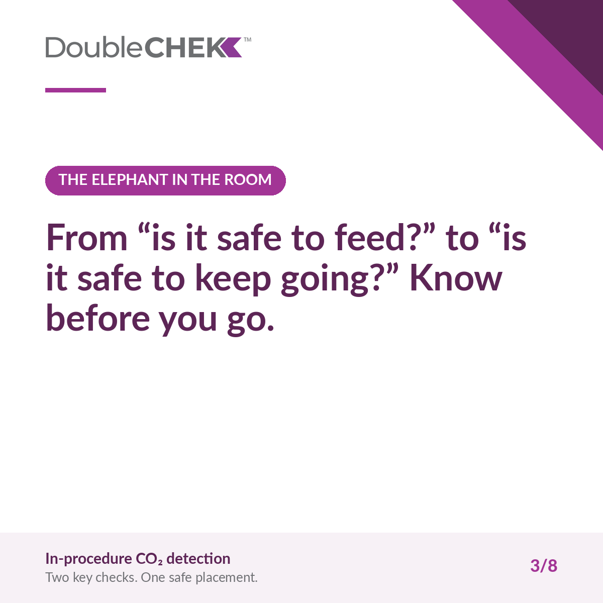 The elephant in the room — DoubleCHEK