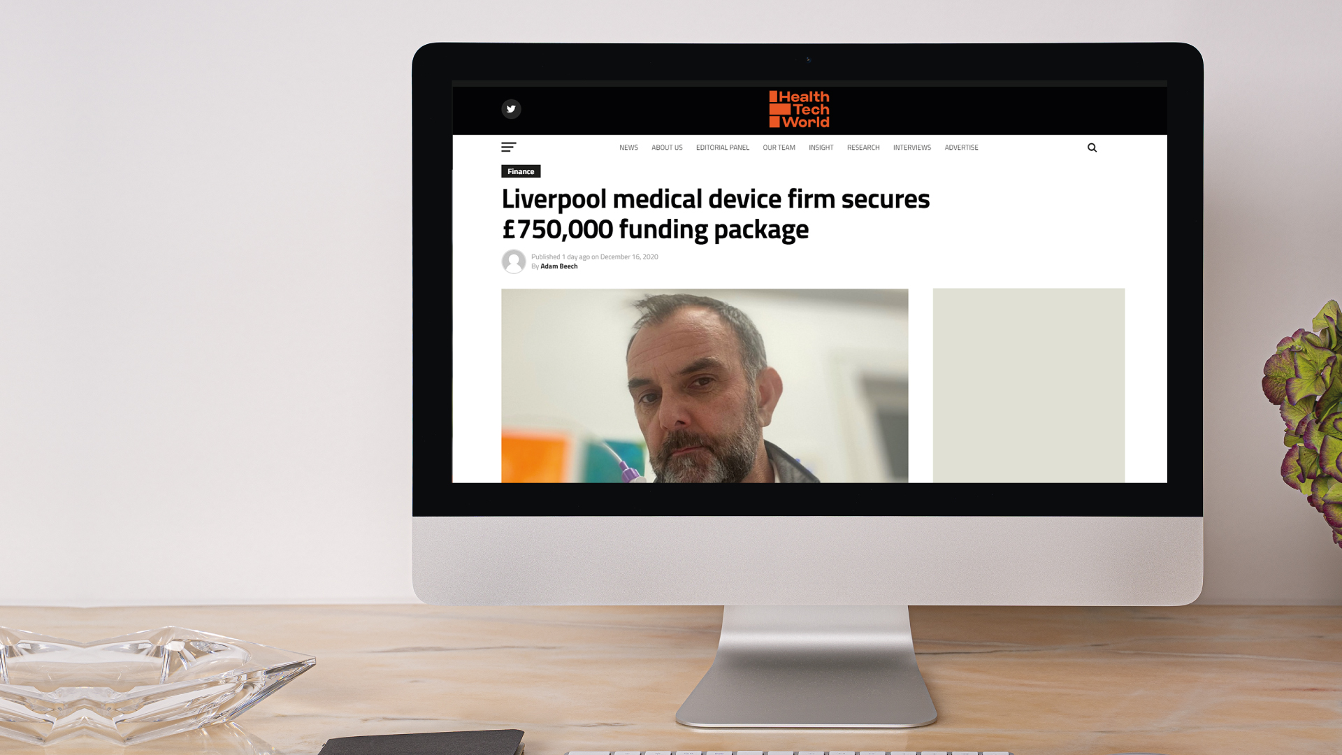 Health Tech World's Adam Beech interviews George Gallagher